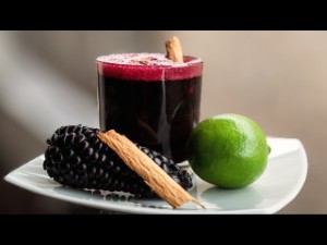 Chicha Morada 
Infusion of purple corn with pineapple rind, cinnamon, cloves, and a squeeze of fresh lime.
