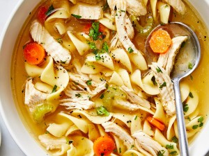 Mexican Chicken Soup with Veggies 
 Aromatic caldo de pollo with tender chicken, veggies, garlic, and epazote, finished with a squeeze of lime.