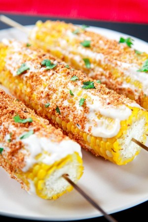 Mexican Street Corn (Esquites)
With mayo, cheese, lime, and chili powder — a classic street snack from Mexico City.