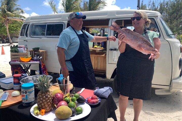 3 hrs Seafood Barbecue Class in Cancun