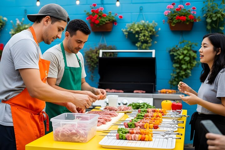 Argentine BBQ Cooking Class with Premium Steaks & Unlimited Wine — foto 4