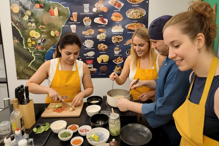 3.5hr Cooking Class in San José with 9 Recipes & Bottomless Drinks