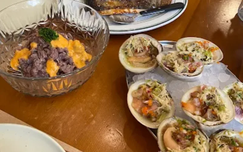Seafood stew and local dessert at María María – Restaurante
