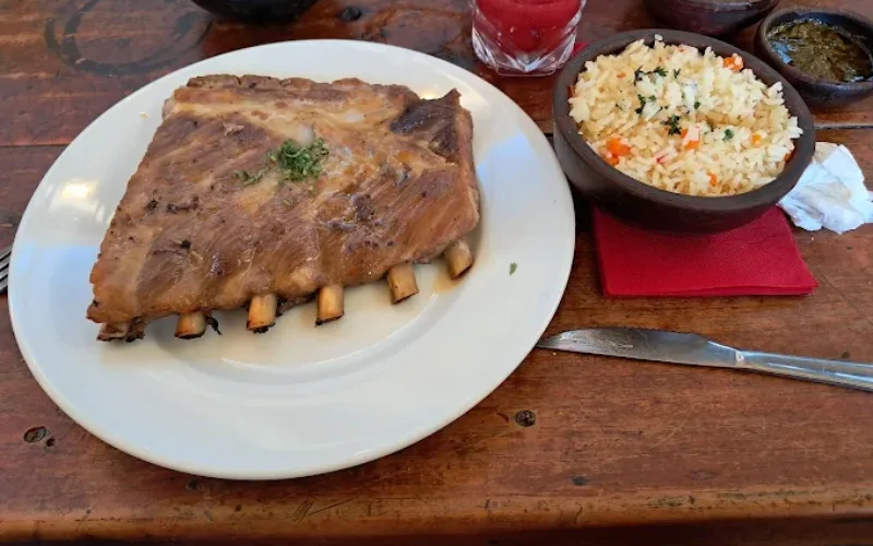 Lamb dish at ENTRE BARROS Restaurante Viña del Mar
